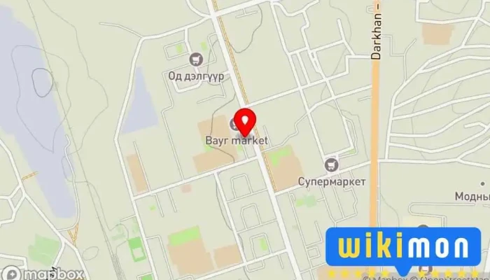 гэсэн газрын зураг 1-Б байр Нийтийн орон сууц дээр Дархан