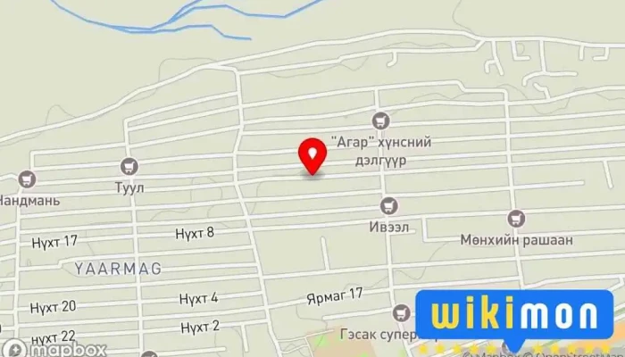 гэсэн газрын зураг 1688 карго Шуудан дээр ХУД - 5 хороо