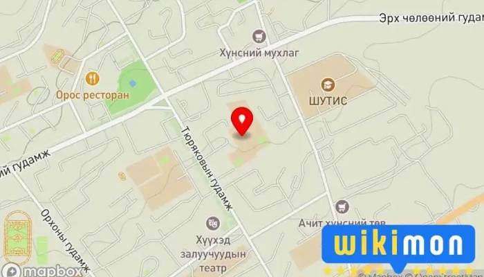 гэсэн газрын зураг 8-р сургууль Сургууль дээр Эрдэнэт