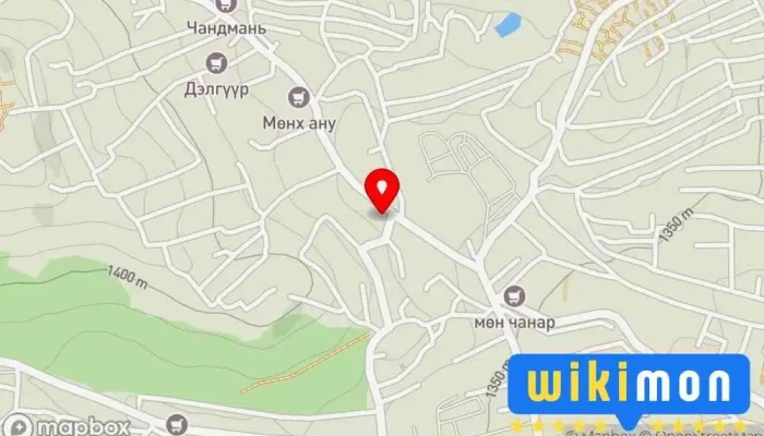 гэсэн газрын зураг A Автомашин засварын газар дээр Улаанбаатар