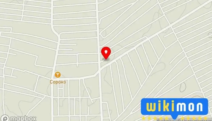 гэсэн газрын зураг Ахуйн үйлчилгээний төв-1 Нийтийн Халуун Ус дээр Багануур