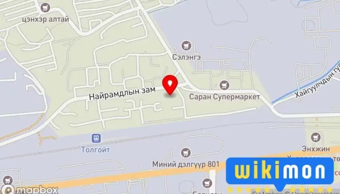 гэсэн газрын зураг Анхдагч Hybrid автомашин засвар, үйлчилгээ Автомашин засварын газар дээр Улаанбаатар
