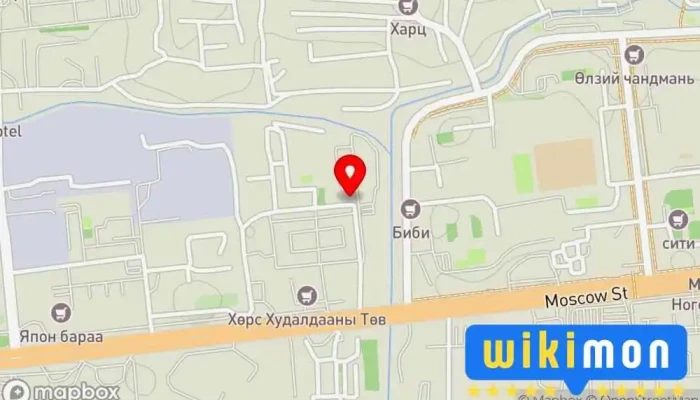гэсэн газрын зураг Ариун энэрэл өрхийн эрүүл мэндийн төв Эмнэлэг дээр Улаанбаатар