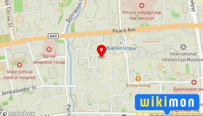 гэсэн газрын зураг Artu urlan Урлагийн Сургууль дээр Улаанбаатар