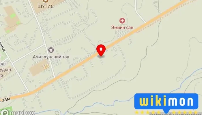 гэсэн газрын зураг Авто мастер төв ХХК Авто засварын төв дээр Эрдэнэт
