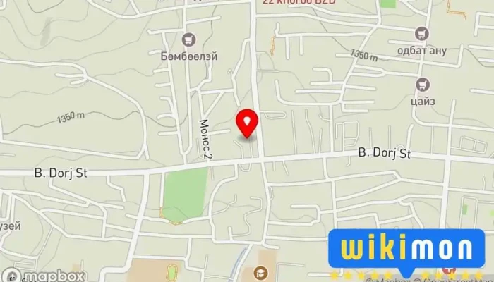 гэсэн газрын зураг Авто засварын газар Авто Засварын Үйлчилгээ дээр Улаанбаатар
