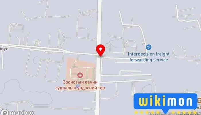 гэсэн газрын зураг Автохим ХХК-руу эргэдэг уулзвар Автомашин засварын газар дээр Улаанбаатар