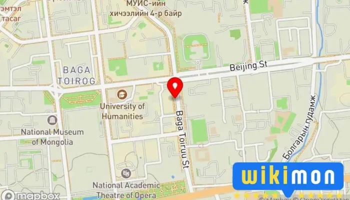 гэсэн газрын зураг Автомашины зогсоол Автомашины зогсоол дээр Улаанбаатар
