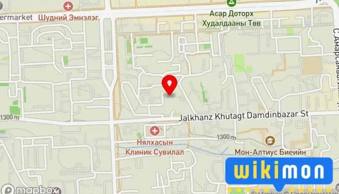 гэсэн газрын зураг Ayanchin Hotel Зочид буудал дээр Улаанбаатар
