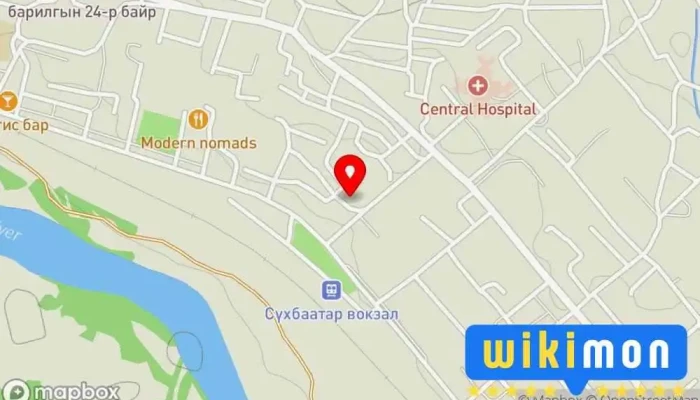 гэсэн газрын зураг B Design Хэвлэлийн Газар дээр Сүхбаатар