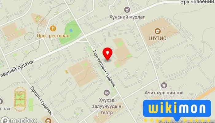 гэсэн газрын зураг Baldangiin city toilet Шүтээн дээр Эрдэнэт