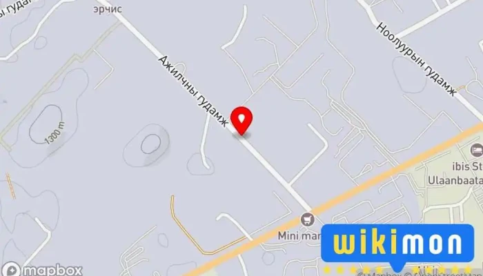 гэсэн газрын зураг Барилга угсралт компани Bus stop дээр Улаанбаатар 17061