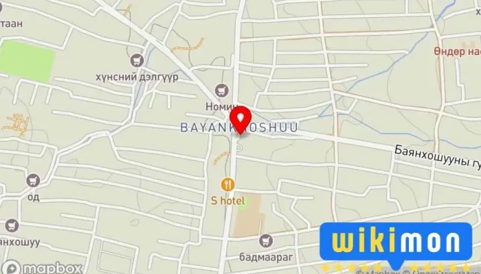 гэсэн газрын зураг Барилгын материал Барилгын дэлгүүр дээр СХД - 8 хороо