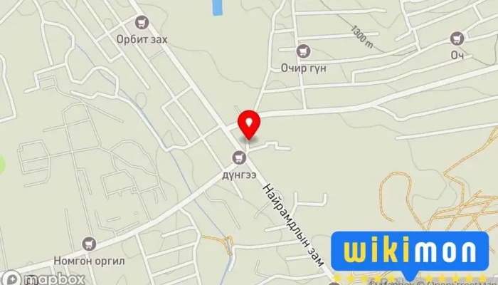 гэсэн газрын зураг Барилгын материалын төв Барилгын дэлгүүр дээр 34-р хороо