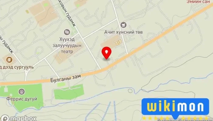 гэсэн газрын зураг Барс барилгын материал Барилгын материалын дэлгүүр дээр Эрдэнэт