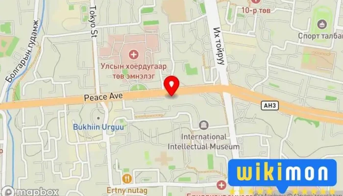 гэсэн газрын зураг Батхүлэг авто сургууль - Batkhuleg Жолоодлогын тусгай талбай дээр Улаанбаатар