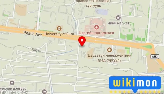 гэсэн газрын зураг Bayanzurh Police Цагдаагийн хэсэг дээр Улаанбаатар