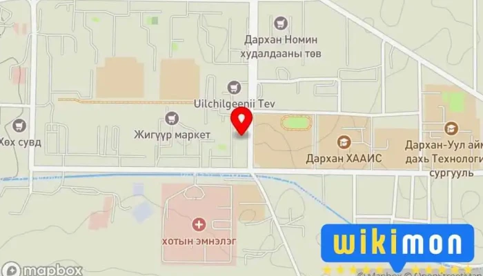 гэсэн газрын зураг Bayraa Salon Гоо сайхны салон дээр Дархан