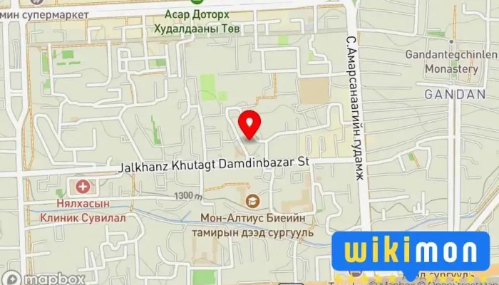гэсэн газрын зураг БГД, 18-р хороо, 83Б, Xango Office Барилгын зөвлөх дээр Улаанбаатар