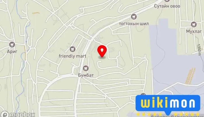 гэсэн газрын зураг Бичиг хэрэг Stationery wholesaler дээр Улаанбаатар