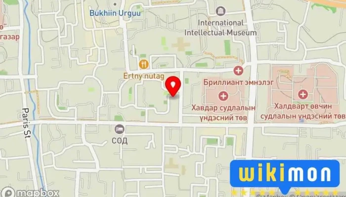 гэсэн газрын зураг Билгүүнээгийн Дугуй Засвар Tire service дээр Улаанбаатар