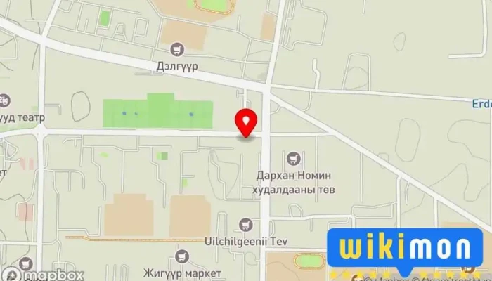 гэсэн газрын зураг Бизнес хөгжлийн төв Холбоо буюу Байгууллага дээр Дархан