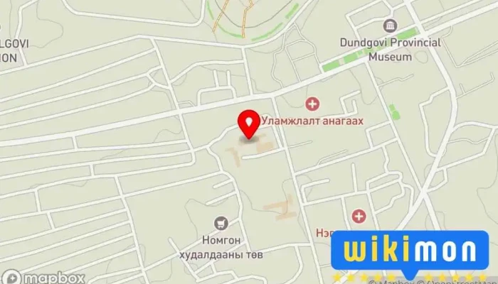 гэсэн газрын зураг Бизнес хөгжлийн төв Хувцас засвар дээр Мандалговь