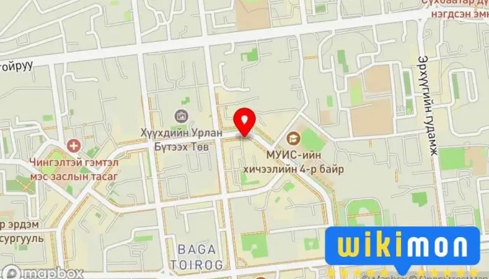 гэсэн газрын зураг Блүүм дизайн ХХК хэвлэлийн компани Компаний Оффис дээр Улаанбаатар