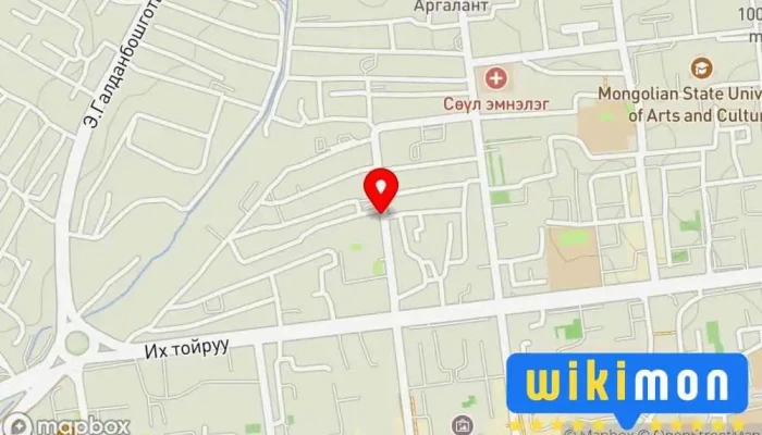 гэсэн газрын зураг БОЛОР АНГЛИ ХЭЛНИЙ СУРГАЛТЫН ТӨВ /BOLOR ENGLISH/ Сургууль дээр Улаанбаатар