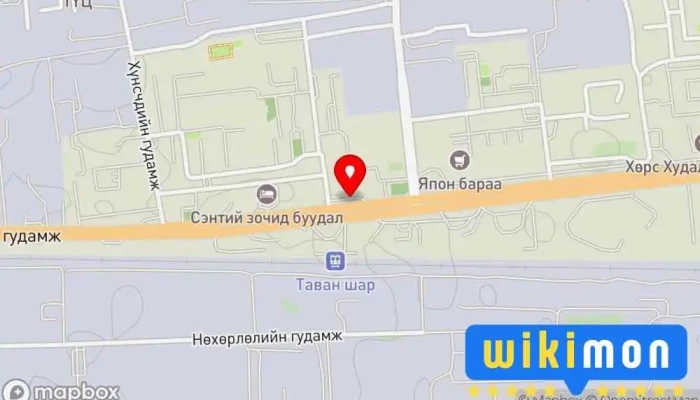 гэсэн газрын зураг БСБ Баталгаат Засварын Төв Гар утас засварын газар дээр Улаанбаатар