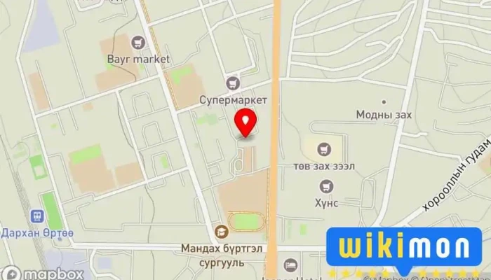 гэсэн газрын зураг Bujin salon Үсний Салон дээр Дархан
