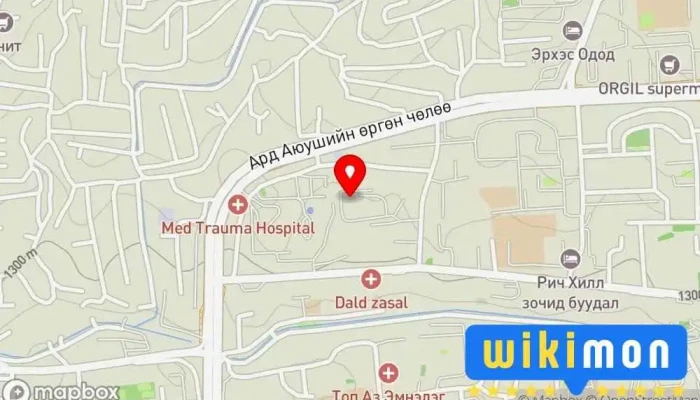 гэсэн газрын зураг Буухиа элч хүргэлтийн үйлчилгээ Ачаа илгээх үйлчилгээ дээр Улаанбаатар
