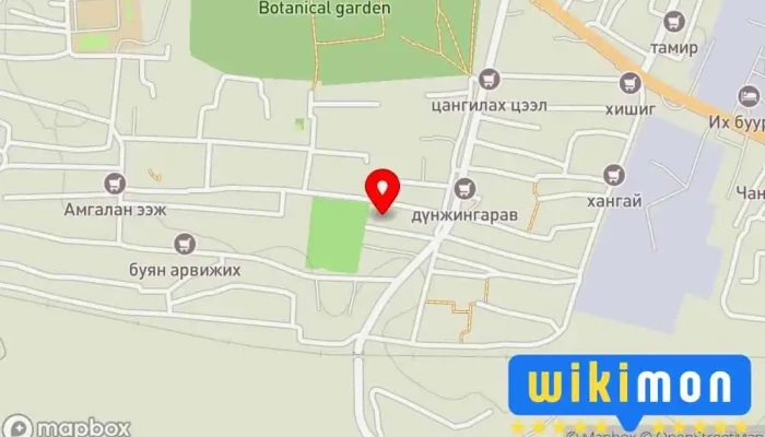 гэсэн газрын зураг Camp Ludal Дэн буудал дээр Улаанбаатар