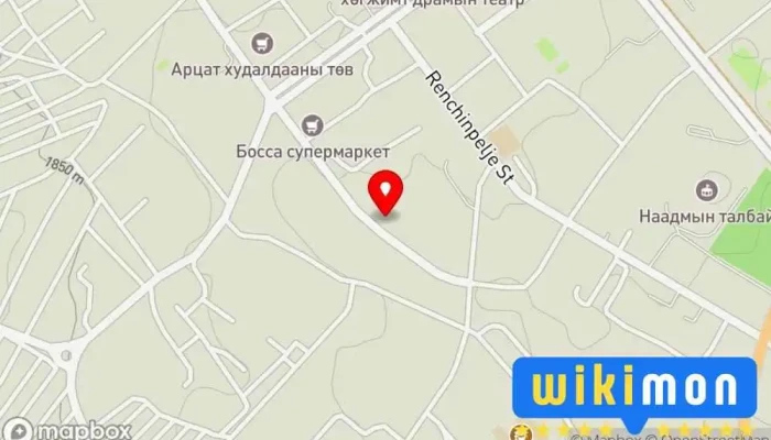 гэсэн газрын зураг CarWash Машин угаалга дээр Арвайхээр