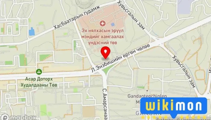 гэсэн газрын зураг Чиглэл ХХК Үйлдвэрийн тоног төхөөрөмж нийлүүлэгч дээр Улаанбаатар