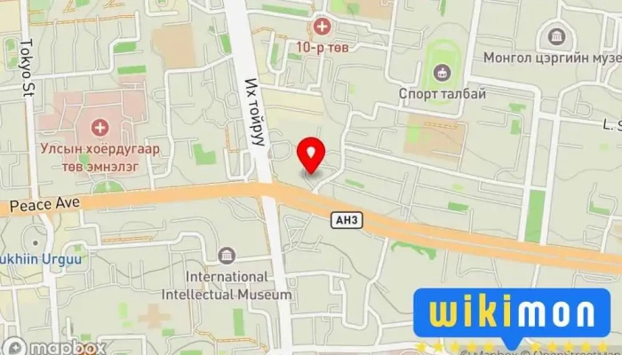 гэсэн газрын зураг Chimeg Family Salon Гоо сайхны салон дээр Улаанбаатар