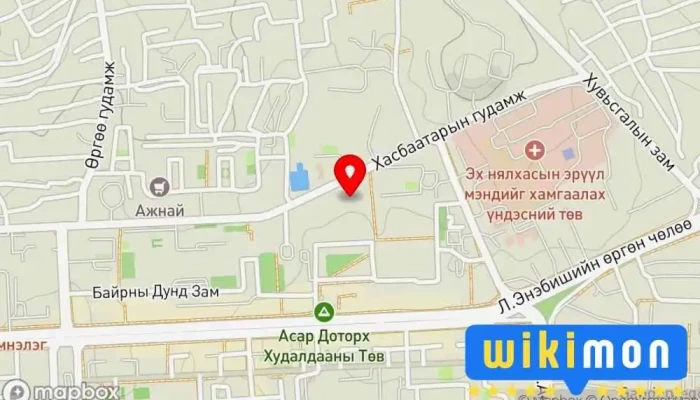 гэсэн газрын зураг Daginas Goo Saykhan Гоо сайхны салон дээр Улаанбаатар