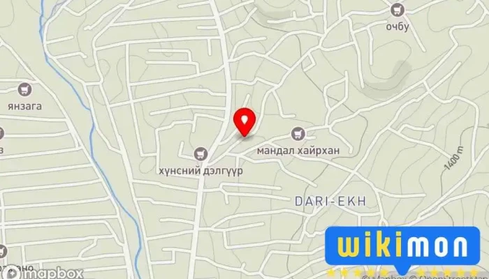 гэсэн газрын зураг Дарь эх 1 цэгийн үйлчилгээ Үл хөдлөх хөрөнгө зуучлах агентлаг дээр Улаанбаатар