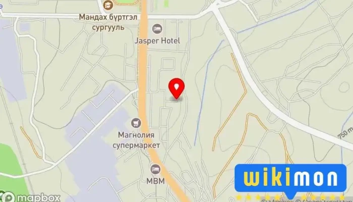 гэсэн газрын зураг Дархан Sky Hotel Зочид буудал дээр Дархан