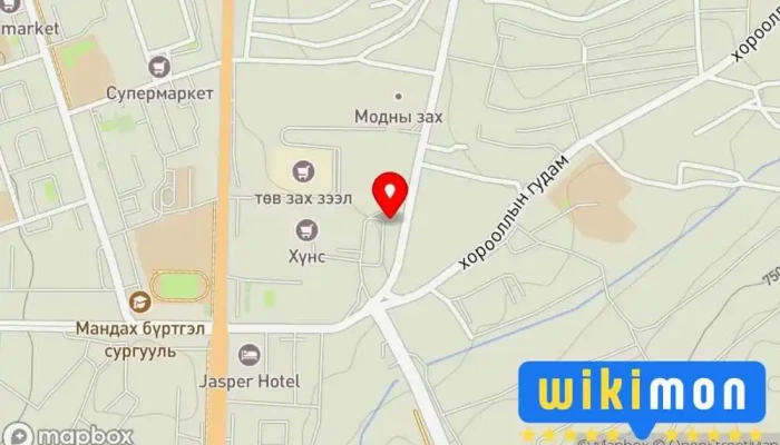 гэсэн газрын зураг Дархан Зиг ХХК Машины Үйлчилгээ дээр Дархан