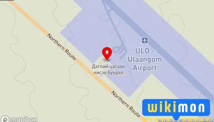 гэсэн газрын зураг Deglii Tsagaan Airport Нисэх буудал дээр Түргэн