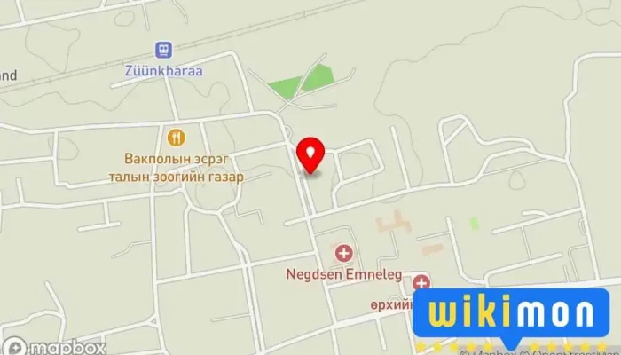 гэсэн газрын зураг Дэлгэрэх авто угаалга Машин угаалгын үйлчилгээ дээр Зүүнхараа