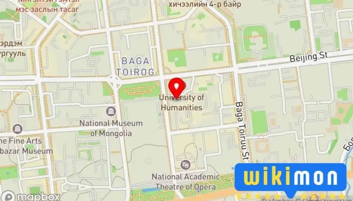 гэсэн газрын зураг Delhi Darbar Indian Restaurant Ресторан дээр Улаанбаатар