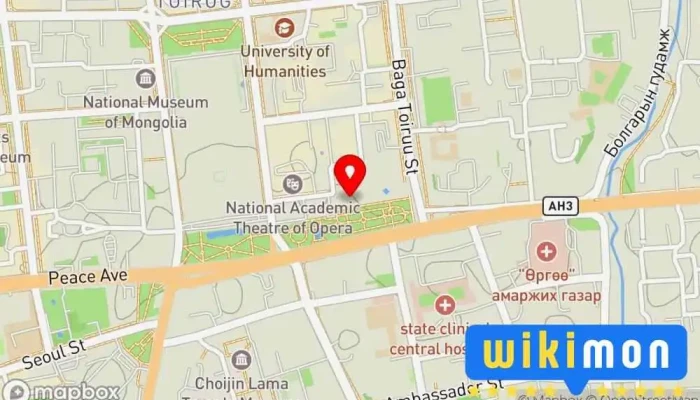гэсэн газрын зураг Ди-Эл сэтгэц сэтгэл заслын эмнэлэг Сэтгэл зүйч дээр Улаанбаатар