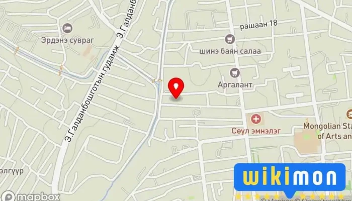 гэсэн газрын зураг Дөлгөөннуур апартмент - 3 /811,812/ Нийтийн орон сууц дээр Улаанбаатар