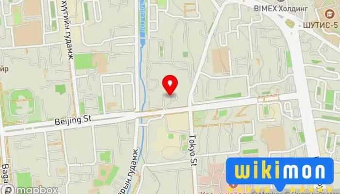 гэсэн газрын зураг Dorniin Buukhia LLC Тээврийн үйлчилгээ дээр Улаанбаатар