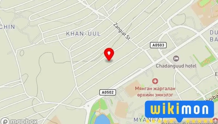 гэсэн газрын зураг Дорнод аймгийн Хөдөлмөр, халамжийн үйлчилгээний газар Засгийн газрын байшин дээр Чойбалсан