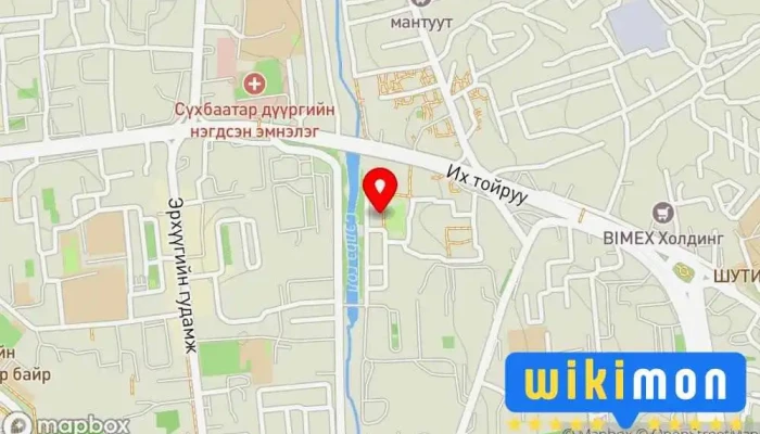 гэсэн газрын зураг Доржоогийн гэр Нийтийн орон сууц дээр Улаанбаатар