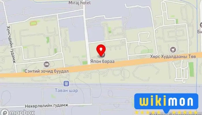 гэсэн газрын зураг Драгон салбар - Монгол Инфинити Шуудан ХХК Шуудан дээр СХД - 29 хороо