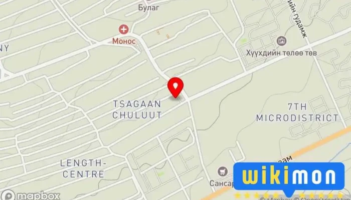 гэсэн газрын зураг Дугуй засвар 24цаг Tire repair shop дээр Эрдэнэт